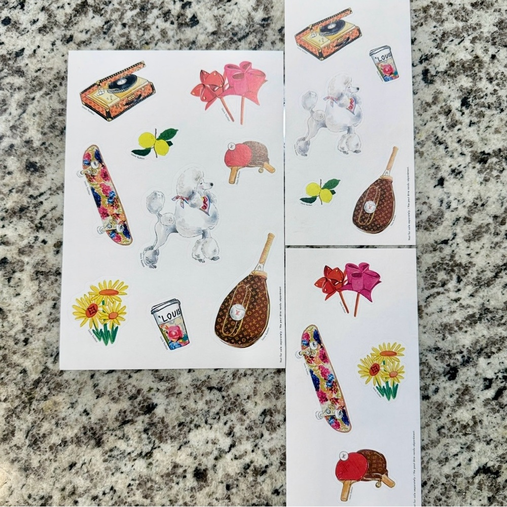 Louis Vuitton Stickers - Agenda Refill